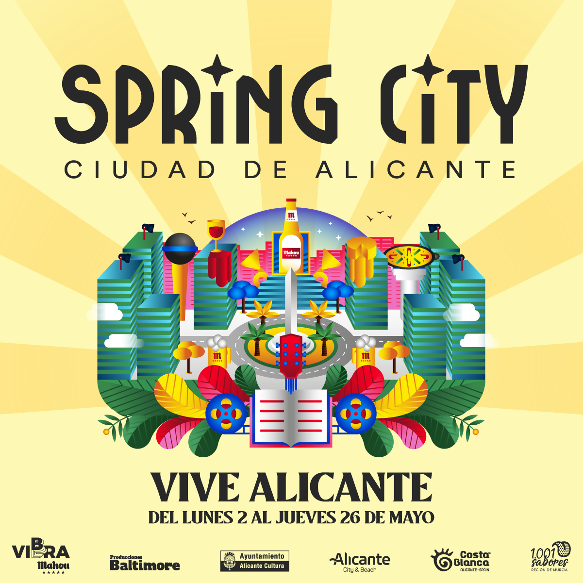 Spring Festival presenta su edición 2022 con su nuevo recinto y ‘Spring City’: la programación cultural gratuita en la ciudad de Alicante durante todo el mes de mayo